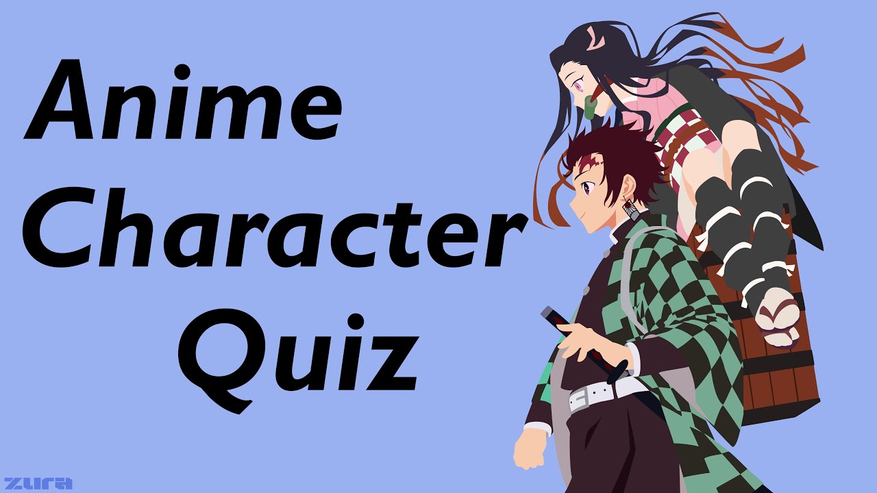 Anime Character Quiz 40 characters YouTube