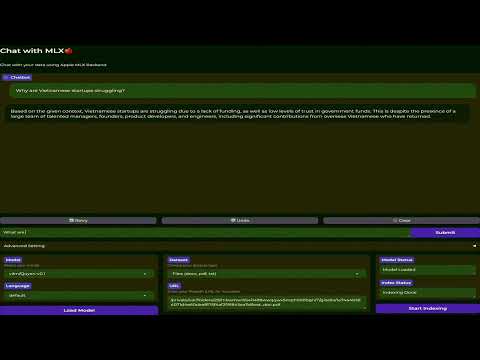 Chat With MLX：在Mac上轻松运行各种开源模型