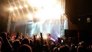 Sabaton - The March to War Intro &amp; Ghost Division @ Uppsala (Vaksala Torg) 21/8-2014