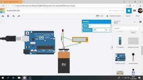 Tinkercad İle Arduino Bölüm 2 : Led Patlatma