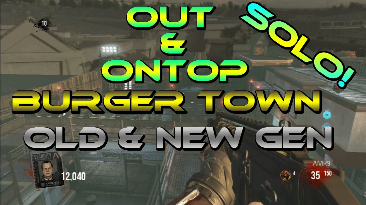 Advanced Warfare Out Of Burgertown Solo Easy Glitch Tutorial