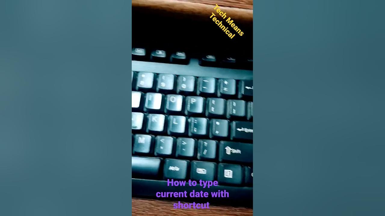 How To Write Current Date With Shortcut computerhardware shorts how-to-write-current-date-with-shortcut-computerhardware-shorts