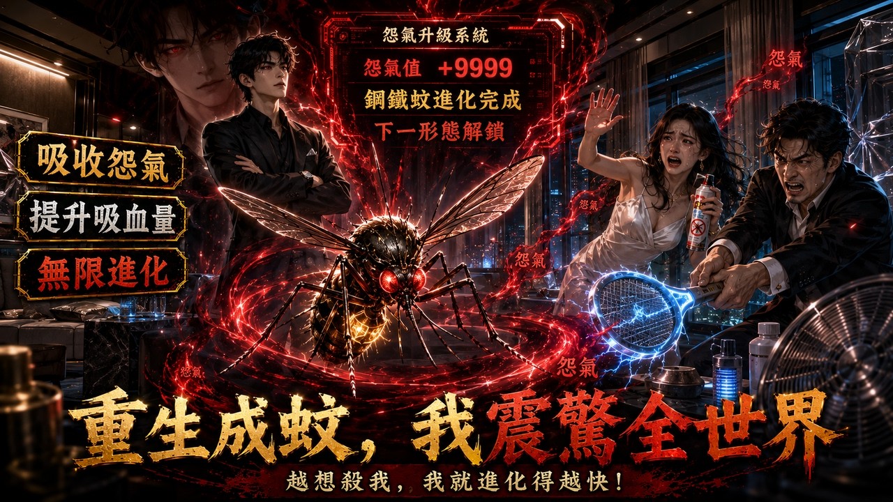 【完結全集】被妻子姦夫害死後，我重生成一隻蚊子復仇！#ai 動態漫 #玄幻#科幻 #動漫 #animal #穿越 #玄幻 #動漫#玄幻#都市 #ai短劇 #腦洞大開