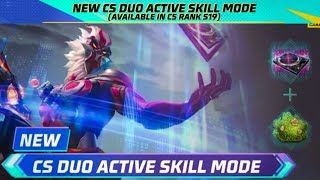 free fire duo active skill use kaise kare | New duo active skill mode OB40 update | #freefire #modal
