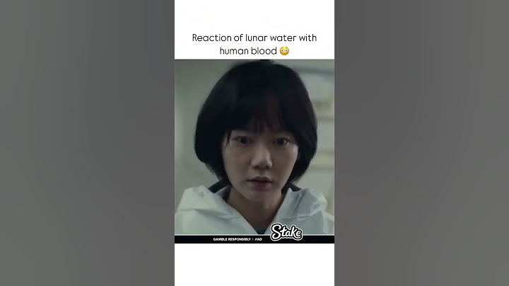 Reaction of lunar water with human blood