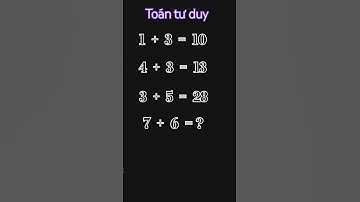 Toán IQ | Tìm Quy Luật Của Bài Toán Logic Này #shorts #shortvideo #toanhoc #maths