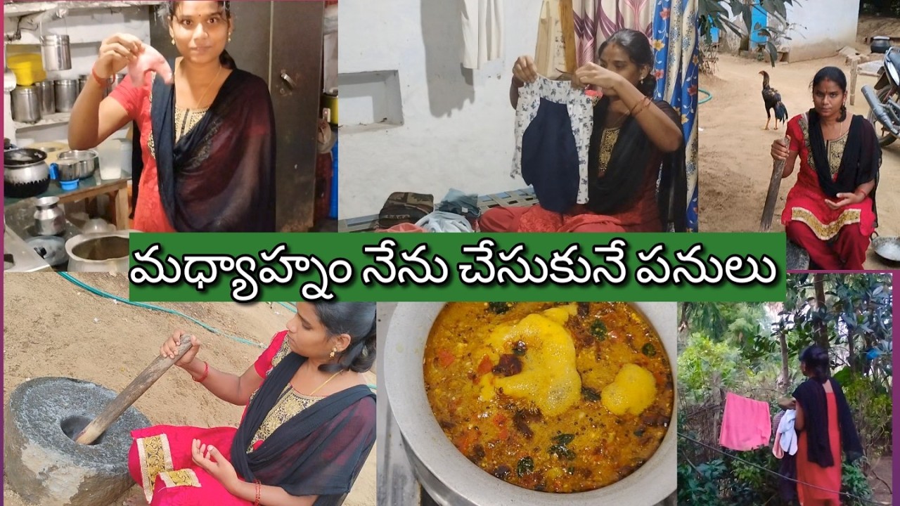 Village house wife lifestyle vlog // దేనికైనా మనకి రాసిపెట్టి ఉండాలి