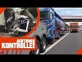 Gefahrgut-LKW muss nach Horror-Crash abgeschleppt werden! | Achtung Kontrolle | Kabel Eins