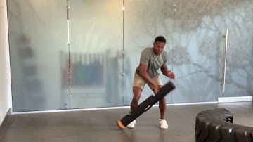 ViPR PRO swing to lateral lunge, lift.