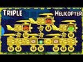 Bad Piggies HD Real Triple Golden Fighting Helicopter Extreme #141