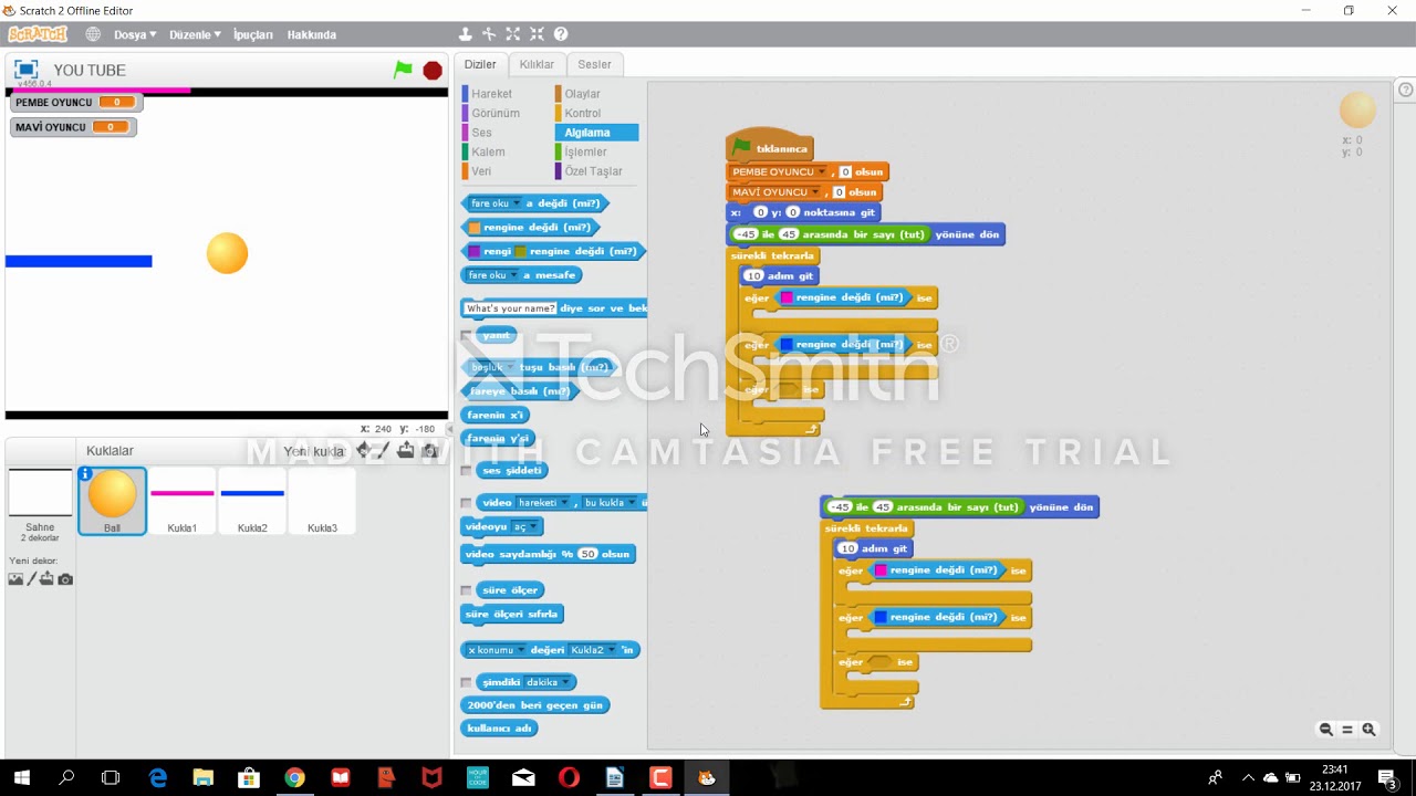 SCRATCH AİR HOCKEY YouTube