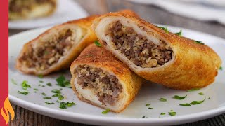 İÇLİ KÖFTE BÖREĞİ 💯 Kapış Kapış Giden Efsane Börek 🤩