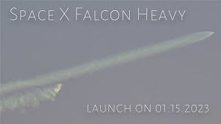 SpaceX Falcon Heavy Launch on 01.15.2023 (View from Hallandale Beach) Highlights