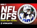 Cowboys vs Raiders Showdown Strategy MNF Week 11 DFS Picks | NFL DFS Strategy