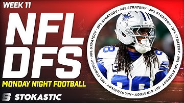 Cowboys vs Raiders Showdown Strategy MNF Week 11 DFS Picks | NFL DFS Strategy