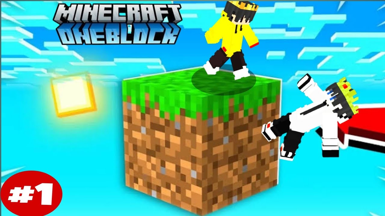 I Started A New Minecraft One Block Series Journey With My Friend {S-1 ...