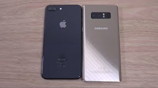 Iphone 8 Plus Vs Samsung Galaxy Note 8 - Speed Test