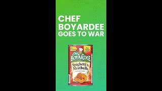 Chef Boyardee is WWII food rations