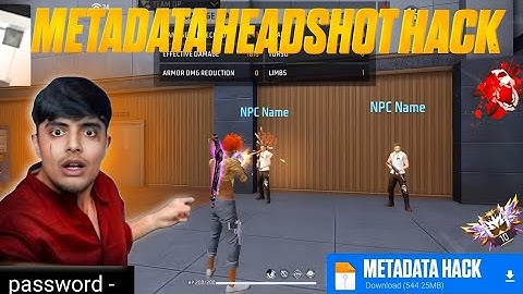 Free fire metadata headshot hack 💀 #video #viralvideo #viral #freefire