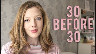 MY 30 BEFORE 30 LIST ✨ | The Book Belle