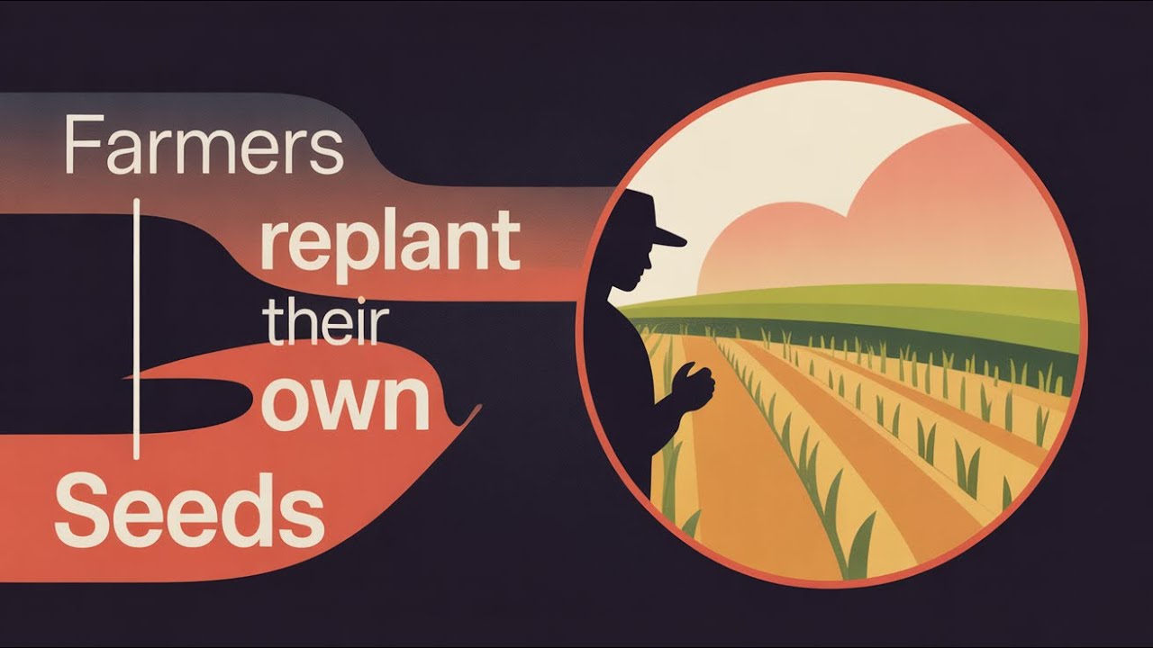 Exposing Why Farmers Can't Legally Replant Their Own Seeds - YouTube