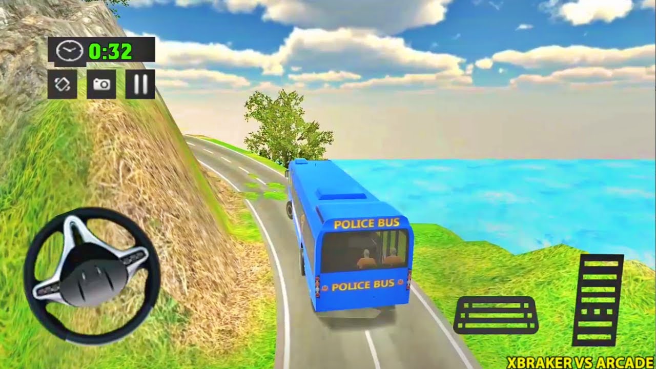 Police Bus Simulator Prison Transport Offroad Heavy Duty Cop Driver All Levels - Android GamePlay 3D