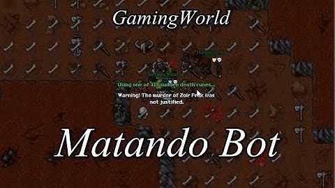 Matando hunted - matando bot - tibia pk - kill noob