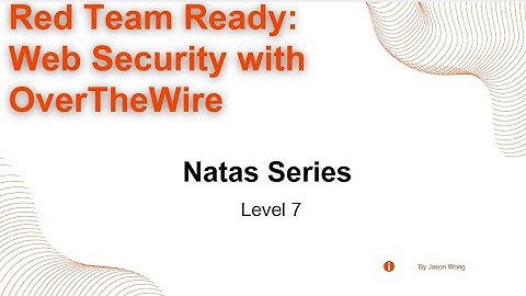 CTF | OverTheWire | Wargames | Natas | Level 7 |  Exploiting LFI with Python