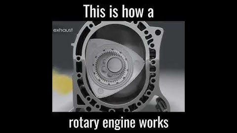 HOW ROTARY ENGINE WORKS ⚙️
