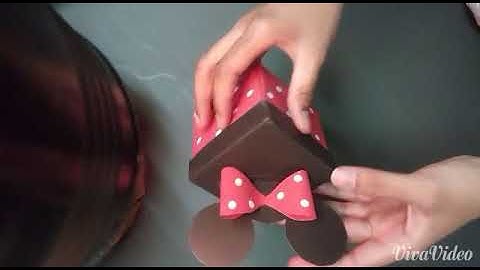 Minnie mouse explosion box