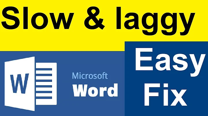 Microsoft word lagging windows 10-Fix all problems