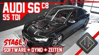 Audi S6 C8 55 TDI Stage 1 | Chiptuning - Dyno - 100-200 | mcchip-dkr