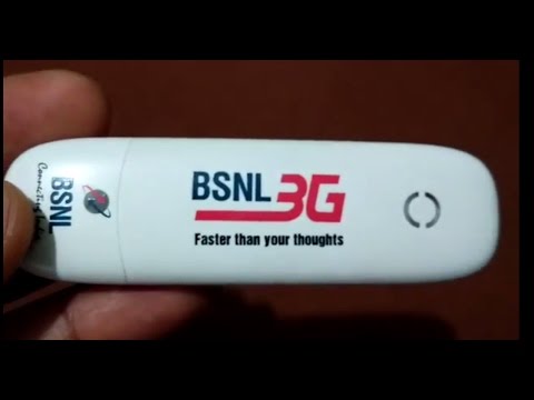 factible Uva conservador Dont Miss Free 3G Dongle with Pendrive for BSNL Internet - YouTube