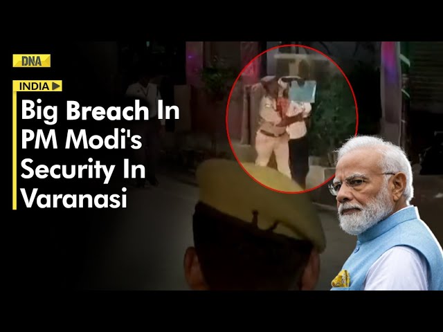 Big Breach In PM Modi Security: Man Jumps In Front Of PM Narendra