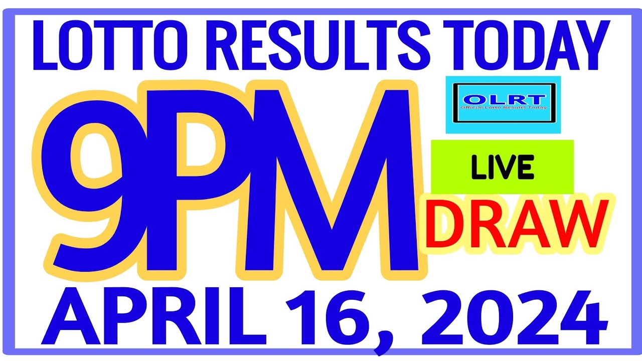 Lotto Results Today 9pm DRAW April 16, 2024 swertres results