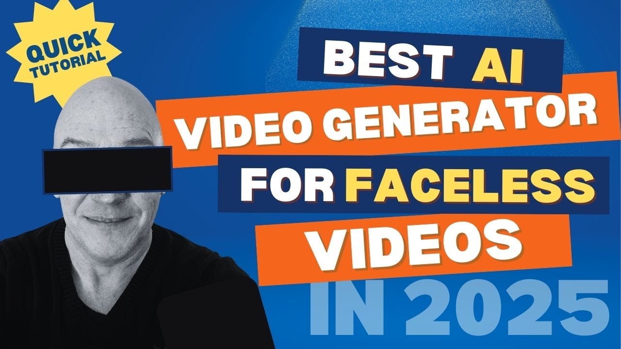 BEST AI Video Generator for Faceless videos in 2025 (Quick Tutorial ...