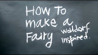 DIY - Wool Fairy Doll Waldorf inspired
