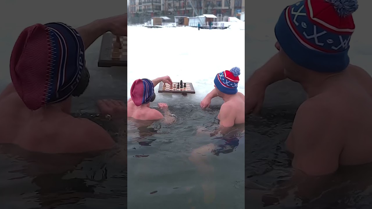 Мама сказала без шапки не нырять