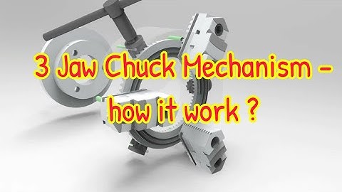 3 Jaw Chuck Mechanism - how it work ?