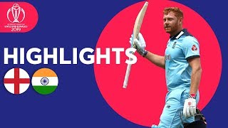 Bairstow Leads England To Victory | England vs India - Match Highlights | ICC Cricket World Cup 2019
