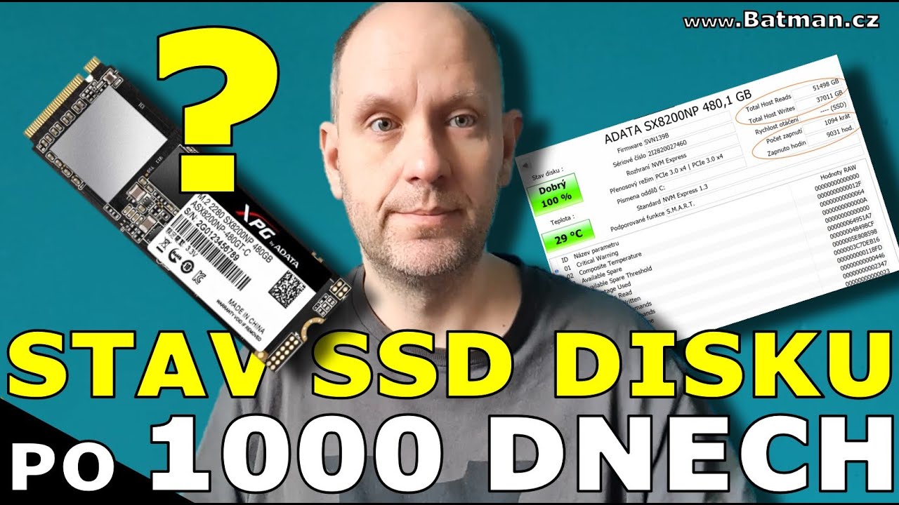 Jaká je životnost SSD disků?