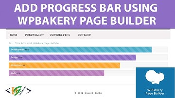How to add Progress Bar with WPBakery Page Builder