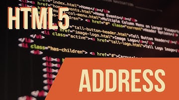Learn HTML with Keith: Address Tag