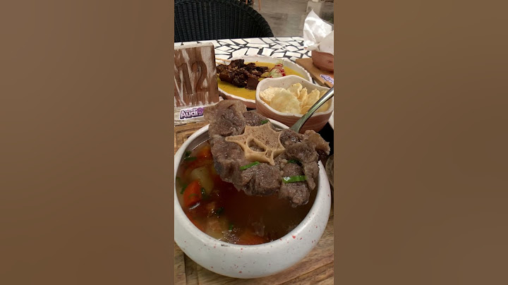 Sop Buntut (AUDI99 Quality Lifestyle Food Review)