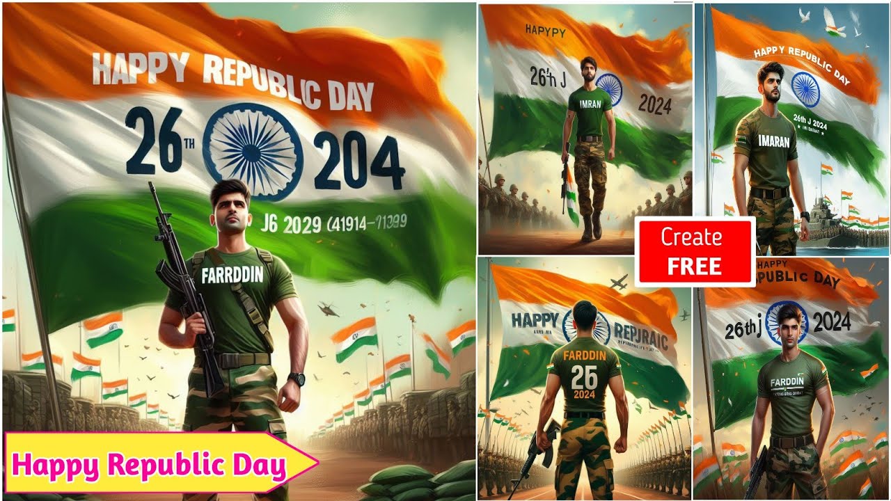 Republic Day 2024 Ai Photo Editing in one click 😱| viral photo editing | bing image creator tutorial
