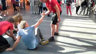 Freeze Flash Mob 1 In Malmö Centralstation Sweden