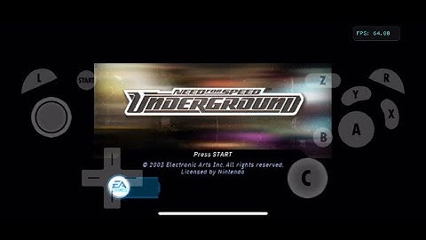 DolphiniOS- Need For Speed Underground (Speed Test #70) iPhone XR