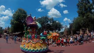 Under the sea Ariel float festival of fantasy parade Disney Land Florida