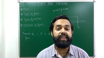 8 ICSE - Physics - Force and Pressure - Video 1 - Mohit Prasad - HOD Physics - Elite Tutorials