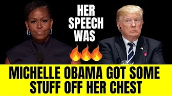 MICHELLE OBAMA MASTERFULLY CHECKS TRUMP ABOUT WHITE PRIVILEGE AND OTHER STUFF thumbnail
